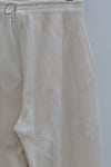 BASERANGE Loose-fitting sports casual pants Made in Portugal BAS-FSPRI000-HUIBAI Off-white FSP